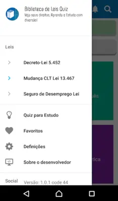 Biblioteca de Leis android App screenshot 3